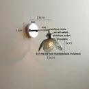 Axyaa Crystal Iron LED Wall Light with Rotate Feature