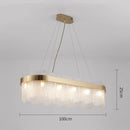 Luxury Gold Glass Chandelier by Axyaa: Elegant Modern Design for Dining & Bedroom