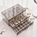 Axyaa Jewelry Box Organizer with Grids for Earring, Ring, Necklace, Bracelets