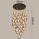 Axyaa LED Pendant Light for Modern Home Decor and Staircase Chandeliers