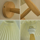 Axyaa Paper Umbrella LED Wall Lamp - Japan Style Bedroom Livingroom Lighting