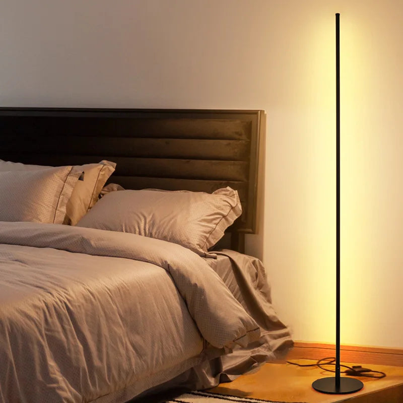 Axyaa Aluminum Iron Paint 15W LED Floor Lamp for Home Decor