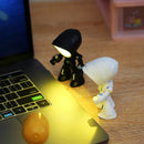 Axyaa Hero Police Mini LED Desk Lamp Cute Cartoon Night Light Ornament
