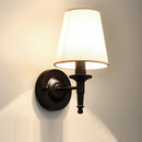 Axyaa Fabric Shade Iron Ceiling Chandelier for Bedroom Kitchen Living Room
