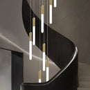 Axyaa Modern Staircase Chandeliers LED Pendant Light for Living Room