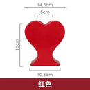 Axyaa Heart-shaped Pink Hearts Ceramic Vase: Home Decoration Flower Arrangement Ornaments