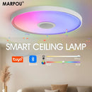 Axyaa Smart RGB Music Ceiling Light with Remote Control - Modern Dimmable AC220V