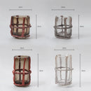 Axyaa Glass Vase Straight Cross Flower Arrangement Terrarium Home Decoration Accessories