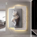 Axyaa Crystal Porcelain Wall Luster for Living Room Corridor Home Decoration