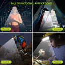 Axya LED Dual Light COB Headlamp with 5 Modes for Outdoor Activities
