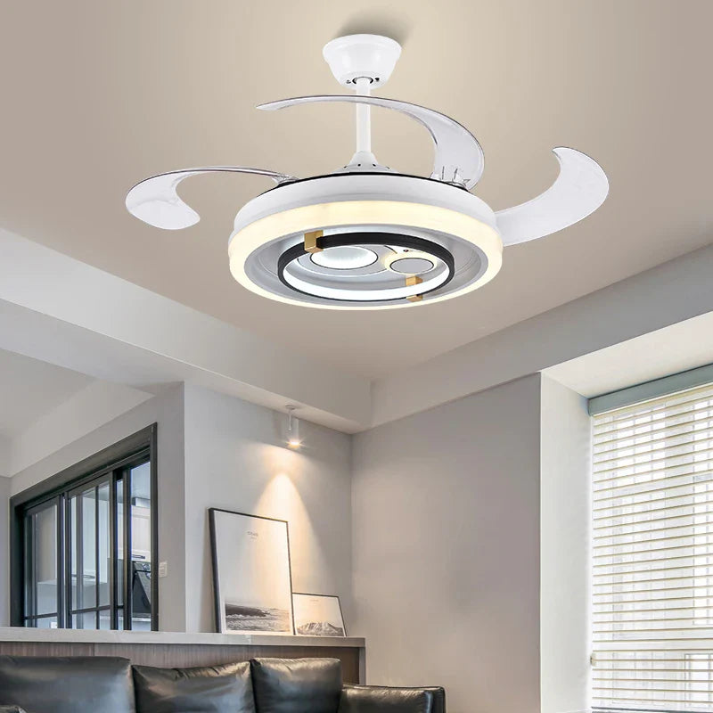 Axyaa Smart Ceiling Fan Light with Remote Control and Silent Design