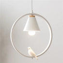 Axya Iron Ring Pendant Lights Nordic Modern Bird Light Fixtures LED Luminaire