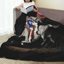 Axyaa Cowboy Carter Act II Flannel Blanket - Plush Quilt for Home