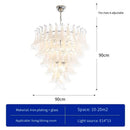 Axyaa Glass Villa Ceiling Pendant Lamp Set for Living Room and Staircase