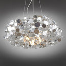 Axyaa Stainless Steel Golden Chandelier for Restaurant, Bedroom, and Cafe