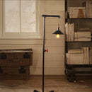 Axyaa Industrial Floor Lamp: Vintage Pipe Design for Living Room, Bedroom, Studio, Study