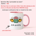 Axyaa Friends Central Perk Mug – 11oz Ceramic Tea Cup, Perfect Gift for Friends