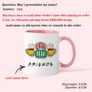 Axyaa Friends Central Perk Mug – 11oz Ceramic Tea Cup, Perfect Gift for Friends