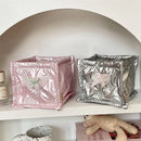 Axyaa Bow Heart Korean Stationery Organizer for Makeup & Desktop Storage