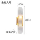 Axyaa Marble Wall Lamp - Golden Wall Light for Living Room & Bedroom