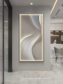 Axyaa Minimalist Entrance Decoration Painting Abstract Hallway Hanging Mural