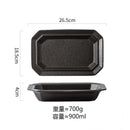 Axyaa Geometric Ceramic Plate Set for Molecular Cuisine and Dining
