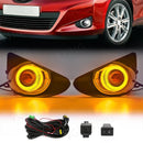 Axyaa Daytime Running Light DRL Angel Eyes for Toyota Yaris 2012-2014