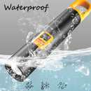 Axya XHP90 Rechargeable LED Flashlight: Waterproof Work Light with Hook Lampshade
