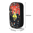 Axyaa Double Layer Pen Box - Gravity Falls Bill Cipher Theme, Large Capacity, Amazing Gift