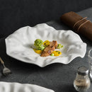 Axyaa High-Grade White Special-Shaped Creative Fruit Bowl | Hotel Tableware