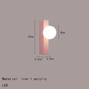 Axyaa Modern White Glass Metal Wall Light for Bedroom, Stairs, Restaurant Sconce