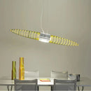Axyaa Titan Pendant Lamp: Modern LED Chandelier for Hotel, Restaurant, and Living Spaces