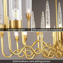 Axyaa Crystal Chandelier: Nordic Design for Dining Room, Bedroom, Bar Counter, Living Room Luxe