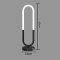 Axyaa LED Bedside Desk Lamp White Silicone Tube Table Light