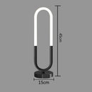 Axyaa LED Bedside Desk Lamp White Silicone Tube Table Light