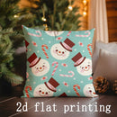 Christmas-themed Pillow Covers by Axyaa - Perfect for Sofa, Bedroom, Car, Rectangular Cushion