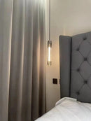 Axyaa Tulip Crystal Chandelier: Elegant Postmodern Copper Light for Bedroom, Bar, and More
