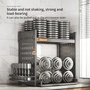 Axyaa Microwave Sliding Shelf with Pull Out Rack for Home Kitchen Organization