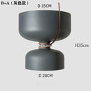 Axyaa Nordic Designer Chandelier Iron Lampshade LED Pendant for Home Decor