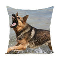 Axyaa German Shepherd Dog Polyester Pillowcase for Home & Office Decorateurs