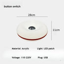 Axyaa Acrylic Doughnut Desk Lamp LED Dimmable Table Light
