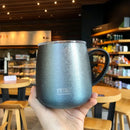 Axyaa Stainless Steel Coffee Cup with Handle and Lid - 473ml Office Water Mug