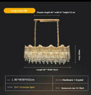 Axyaa Crystal Chandelier: French Light Luxury Tassel Pendant Lights