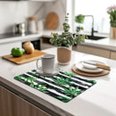 Axyaa Watercolor Lines Absorbent Draining Mat
