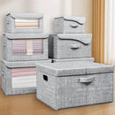 Axyaa Large Capacity Foldable Storage Box: Multi-Purpose Organizer for Clothes, Quilts, and Office Supplies