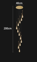 Axyaa Modern Crystal Chandeliers LED Ceiling Lamp for Living Room