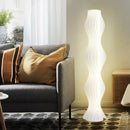 Axyaa LED Floor Lamp: Modern Vintage White Lights for Home Living Room.