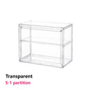 Axyaa Acrylic Stackable Storage Box with Magnetic Lid Transparent Showcase Organizer