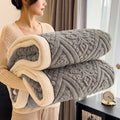 Axyaa Velvet Bed Blanket Luxury Comforter, Thick & Warm, Machine Washable