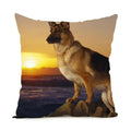 Axyaa German Shepherd Dog Polyester Pillowcase for Home & Office Decorateurs
